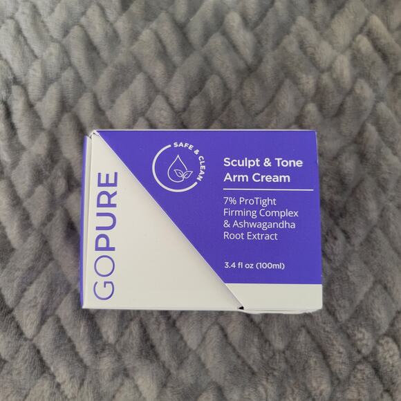 goPure Sculpt & Tone Arm Cream | Firming & Hydrating | New Sealed 3.4 oz - Picture 1 of 6